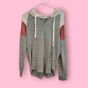 Colorblock Hoodie Sweater